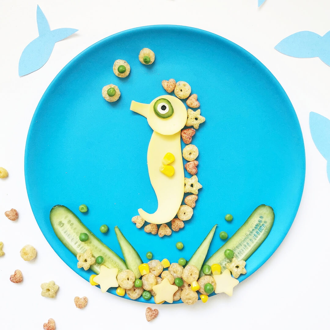 Veggie Seahorse Fun Plate Recipe For Toddlers 12M Organix veggie-seahorse-fun-plate-recipe-for-toddlers-12m-organix